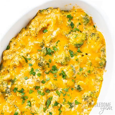 easy-keto-broccoli-cheese-casserole-recipe-wholesome image