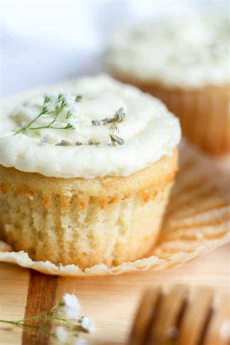 vanilla-lavender-cupcakes-with-honey-buttercream image