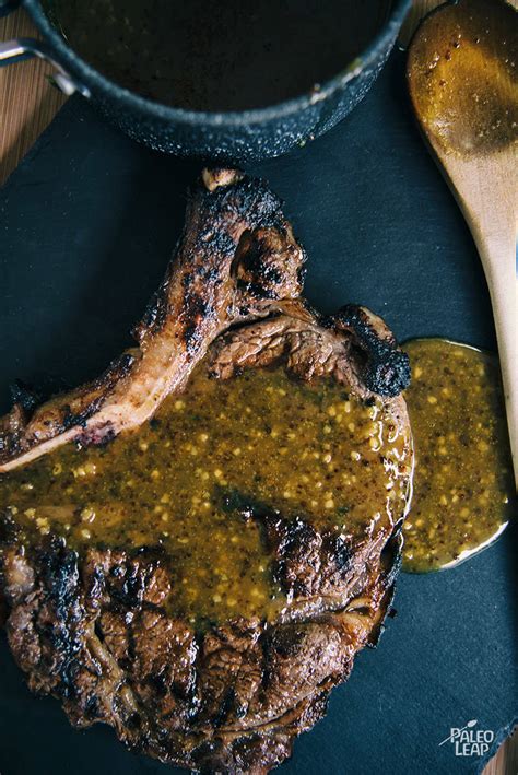 grilled-steak-with-honey-mustard-sauce-paleo-leap image