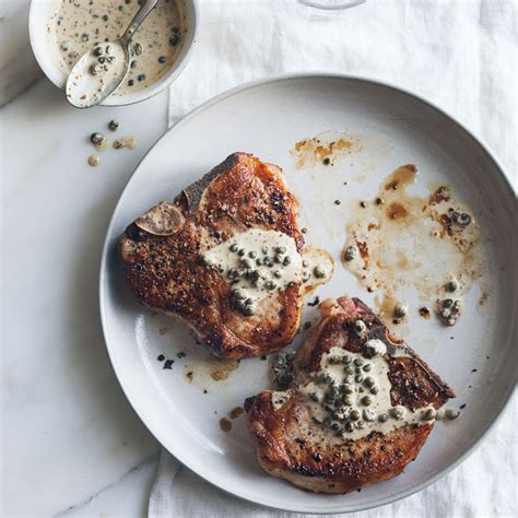 pork-chops-with-mustard-and-caper-pan-sauce image