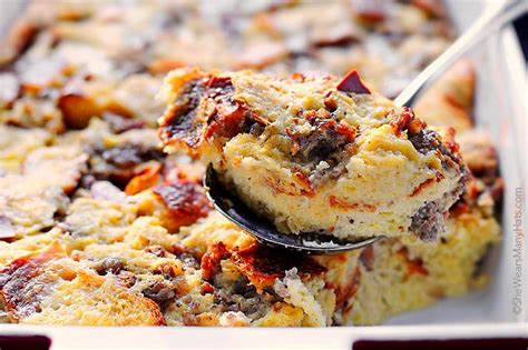 easy-sausage-cheese-breakfast-casserole image