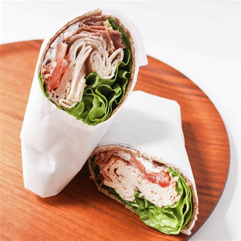 turkey-bacon-wrap-simple-delish-fannetastic-food image