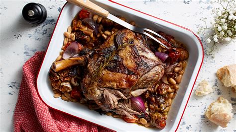 slow-cooked-lamb-shoulder-with-tomato-and-beans image