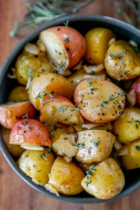 garlic-butter-roasted-potatoes-recipe-sweet-cs-designs image