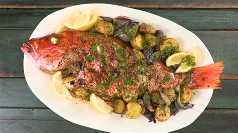 how-to-make-a-whole-roasted-red-snapper-myrecipes image