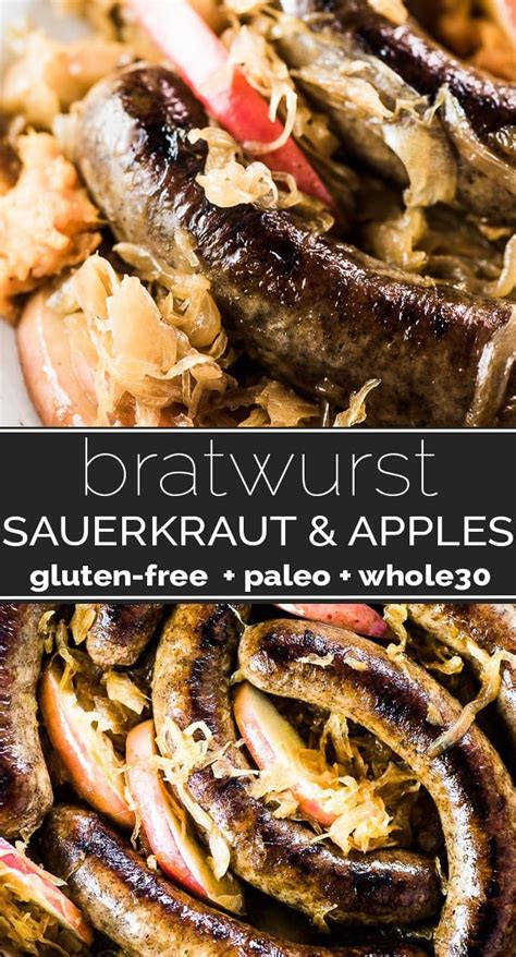 bratwurst-and-sauerkraut-with-apples-and-onion-the image