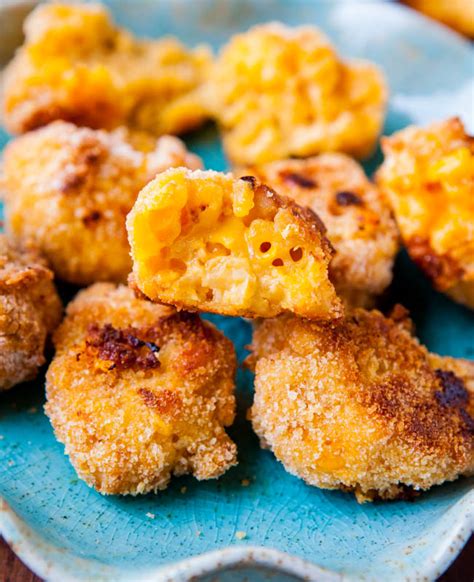 macaroni-and-cheese-baked-cheese-balls-averie-cooks image