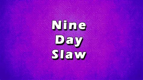 nine-day-slaw-easy-to-learn-easy-recipes-youtube image