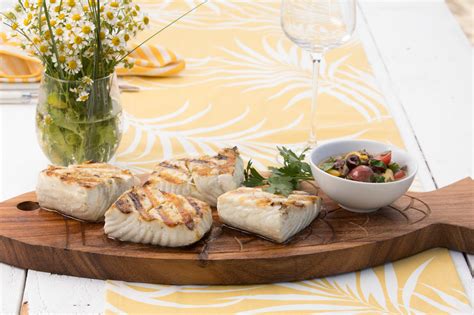 grilled-halibut-with-olive-bagna-cauda-food-network image