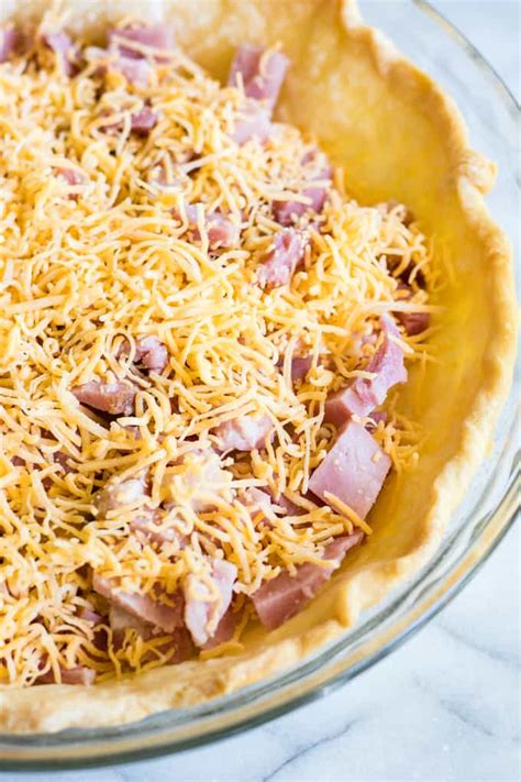 easy-ham-and-cheese-quiche image