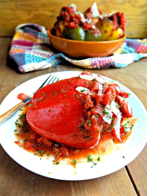 italian-style-stuffed-peppers-in-the-slow-cooker image