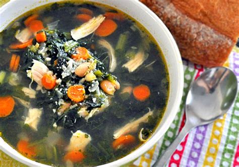 chicken-soup-with-white-beans-and-kale image