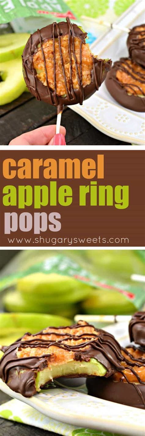 caramel-apple-rings-pops-shugary-sweets image