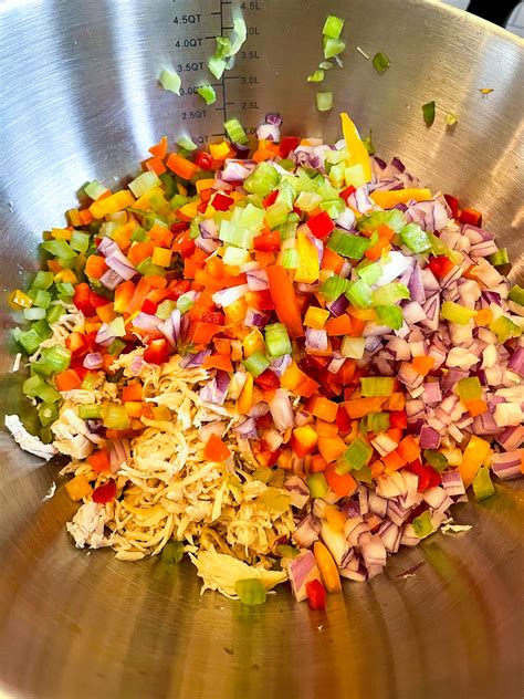 rainbow-chicken-salad-lightened-up-lauren-fit-foodie image