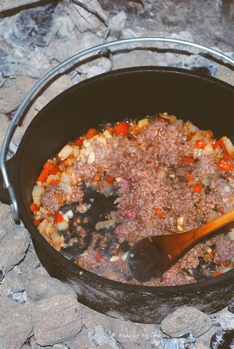 campfire-dutch-oven-chili-with-cornbread-family-spice image