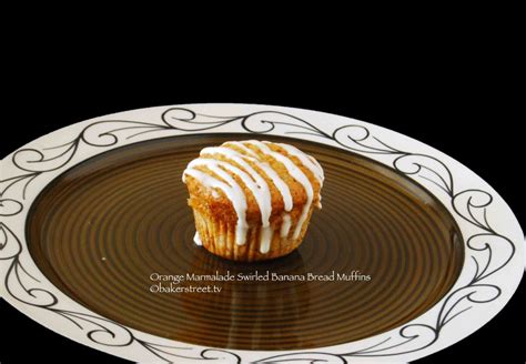 orange-marmalade-swirled-banana-bread-muffins image