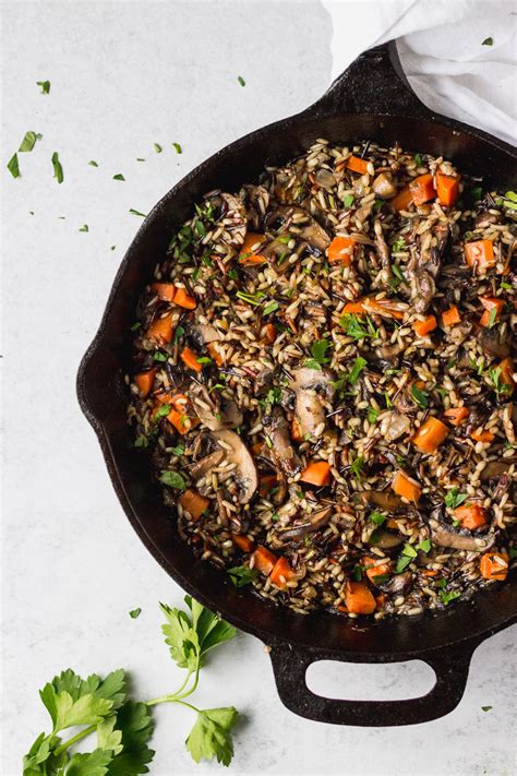 herbed-wild-rice-with-mushrooms-fork-in-the-kitchen image