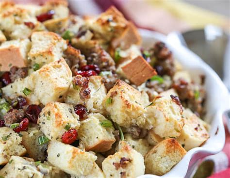 cranberry-pecan-stuffing-with-sausage image