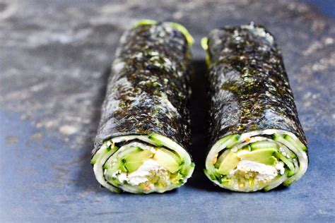 quick-nori-roll-with-cucumber-and-avocado image