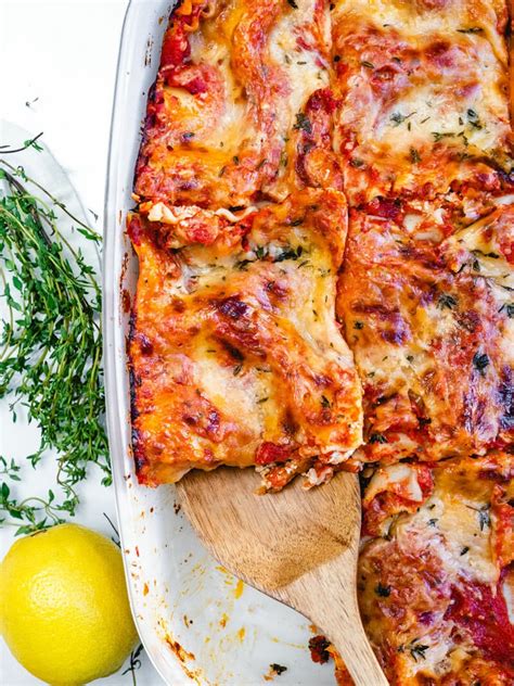 vegetarian-lasagna-with-ricotta-a-couple-cooks image