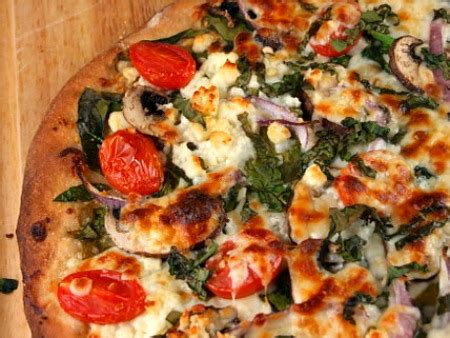 spinach-mushroom-and-feta-pizza-recipe-girl image