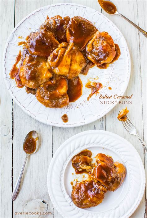 easy-sticky-buns-with-caramel-6-ingredients-averie image