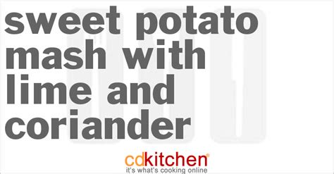 sweet-potato-mash-with-lime-and-coriander image