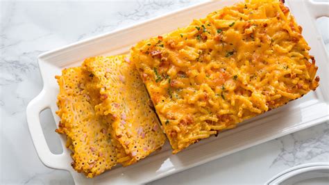 macaroni-and-cheese-loaf-recipe-tablespooncom image