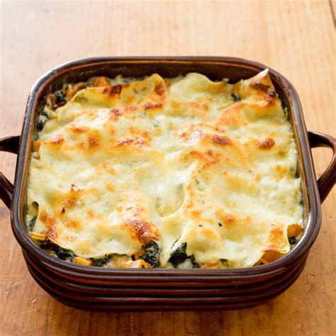 one-pan-cheesy-butternut-squash-and-swiss-chard-lasagna image