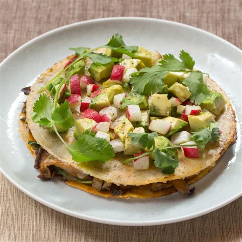 recipe-mushroom-poblano-pepper-quesadillas-with image