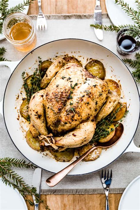whole-roasted-chicken-with-potatoes-one-pan image