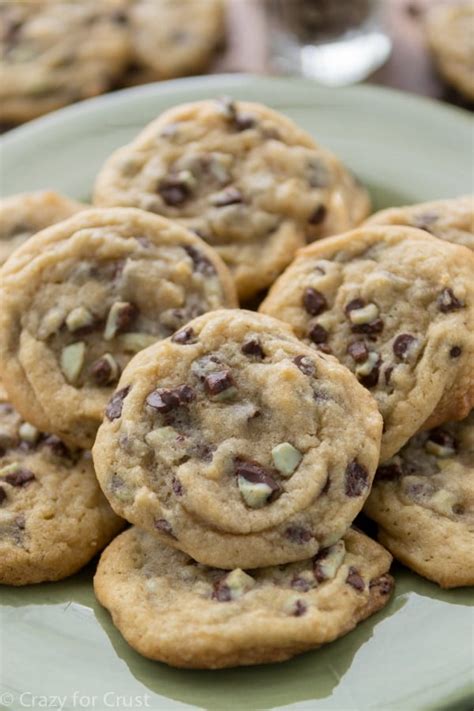 best-mint-chocolate-chip-cookies-crazy-for-crust image