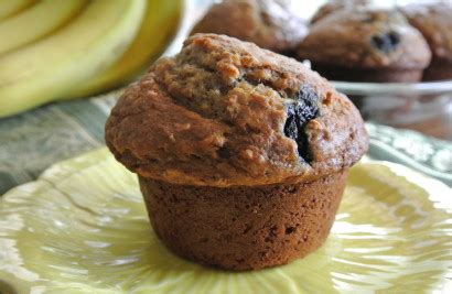 blueberry-and-banana-muffins-with-greek-yogurt image