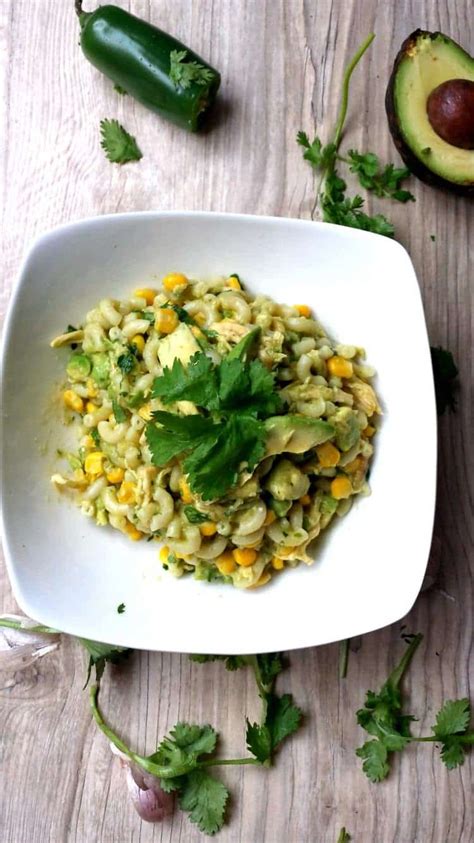salsa-verde-mexican-pasta-salad-all-she-cooks image