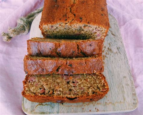 super-moist-raspberry-loaf-cake-baking image
