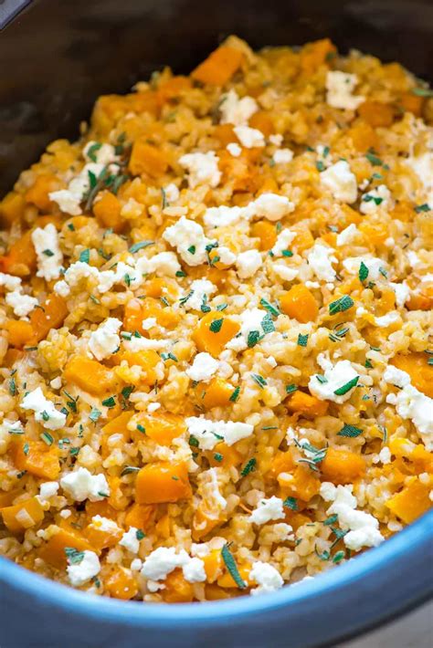 slow-cooker-risotto-with-butternut-squash-well-plated image
