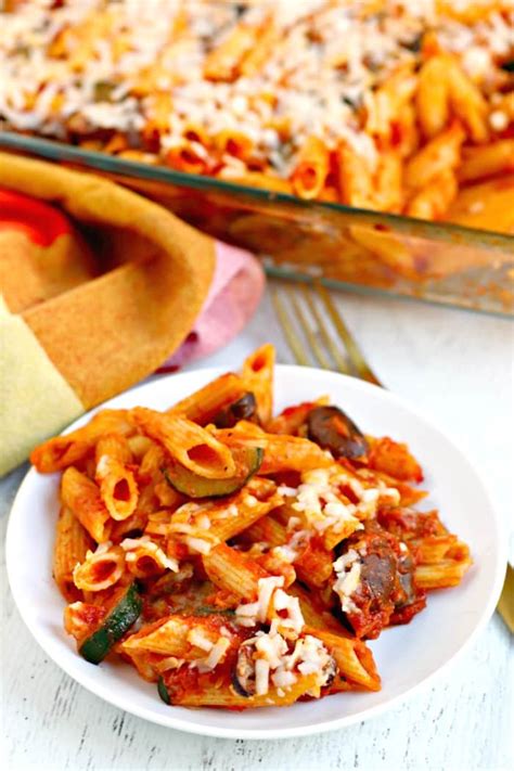 easy-vegan-pasta-bake-veggies-save-the-day image