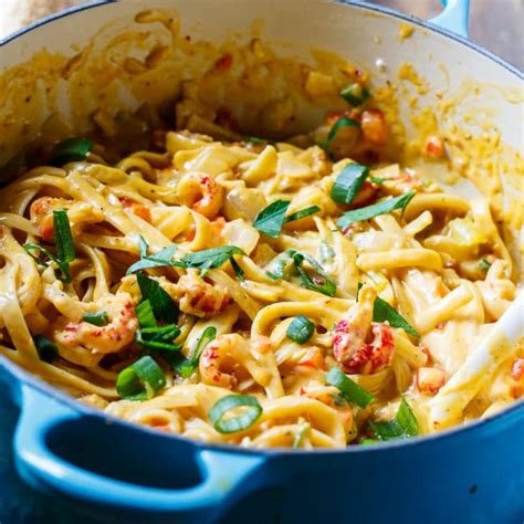 crawfish-fettuccine-spicy-southern-kitchen image