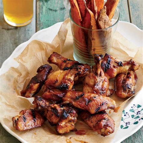 spicy-apricot-wings-recipe-chris-lilly-food-wine image