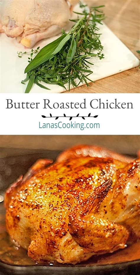 butter-roasted-chicken-recipe-lanas-cooking image