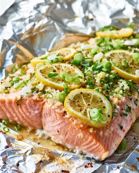 salmon-with-garlic-lemon-butter-sauce-cooking image