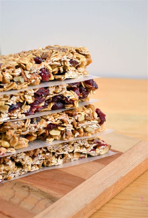 chewy-no-bake-cinnamon-cranberry-granola-bars image