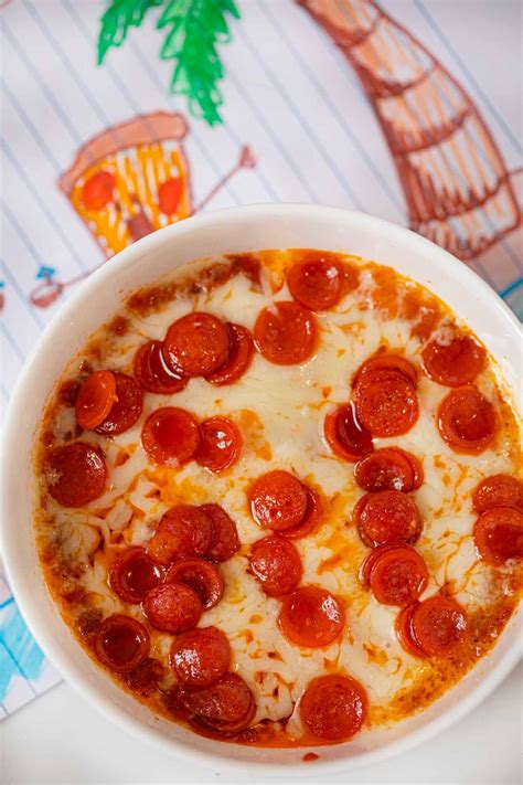 microwave-pepperoni-pizza-dip-recipe-dorm-room image