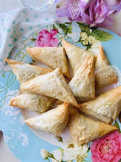 spinach-and-feta-phyllo-triangles-a-perfect-feast image