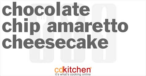 chocolate-chip-amaretto-cheesecake image
