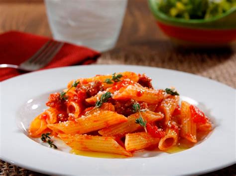 barilla-gluten-free-penne-with-spicy-italian-sausage image