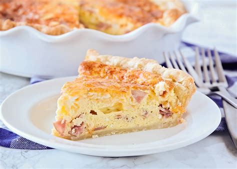 easiest-ham-and-cheese-quiche image