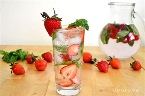 strawberry-basil-water-omgfood image