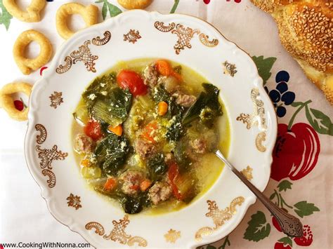 escarole-and-sausage-soup-cooking-with-nonna image
