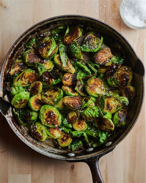 the-best-easiest-sauted-brussels-sprouts image